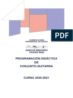 Programación 2020 2021 Conjunto Guitarra