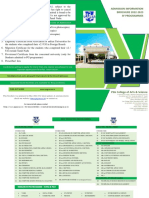 PSGCAS Admission Brochure 2022-23 Programs