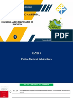 CLASE 6 - POLÍTICA NACIONAL DEL AMBIENTE
