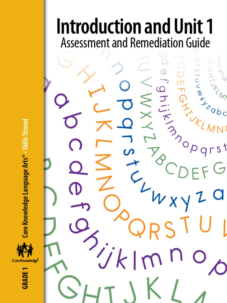 CKLA G1 ARG U1  PDF Phonics Reading Comprehension