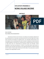 Enhancing Village Income: Aicte Activity Program - 4