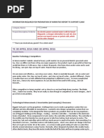 Narrative Notes - XYZ Limited