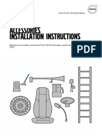 Accessories Installation Instructions: Volvo Trucks. Driving Progress