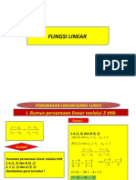 FUNGSI LINEAR Dan KUADRAT 2021