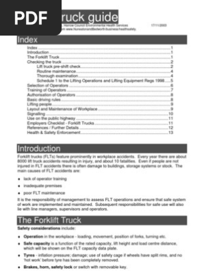 Forklift Truck Guide