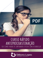 Curso rápido antiprocastinação