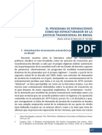 Justicia transicional en Brasil: El programa de reparaciones