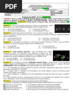 Avaliação de Arte - 6º ano - 4º bimestre