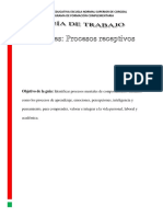 Guía 3 Unidad Tres Procesos Receptivos