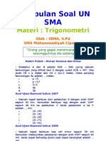 Soaltrigonometri UN SMA