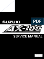Suzuki Ax 100 Manual de Reparacionpdf PDF Free