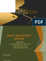 Input and Output Devices Daniyal