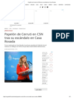 Papelón de Cerruti en C5N Tras Su Escándalo en Casa Rosada
