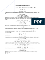 M2 T5 Tangents and Normals