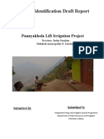 Project Identification Draft Report: Paunyakhola Lift Irrigation Project