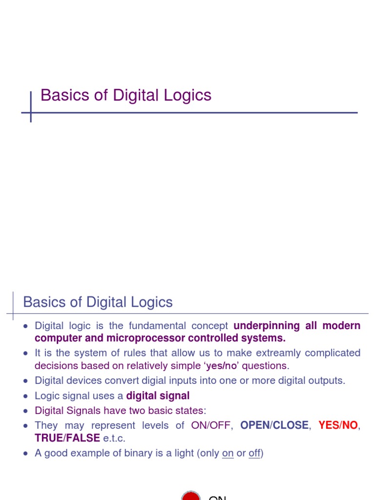 CH-5 Basics of Digital Logics | PDF | Logic Gate | Integrated Circuit