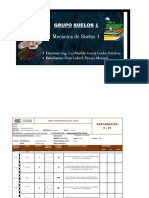 Perfil estratigráfico del suelo de la Universidad Continental