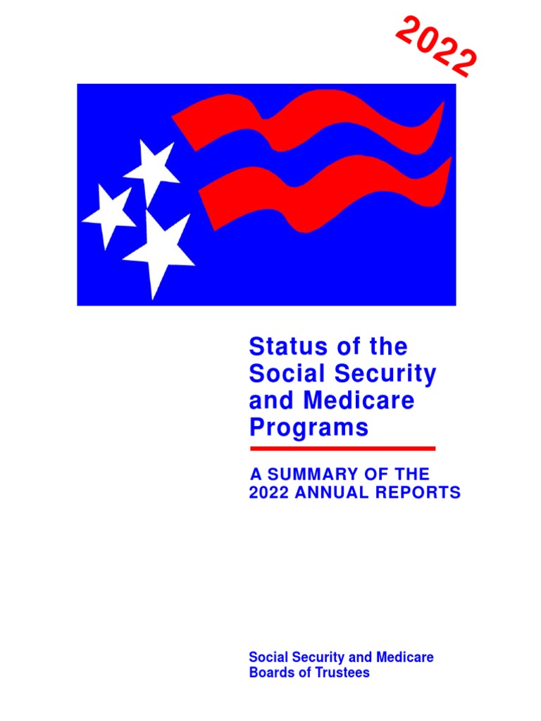 Social Security and Medicare Trustees Report PDF Social Security