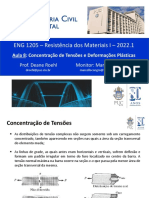 Resistência dos Materiais I - Concentração de tensões e deformações plásticas