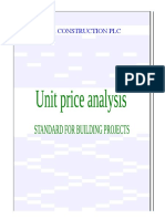 Standard Cost Breakdown For Building Construction Projects
