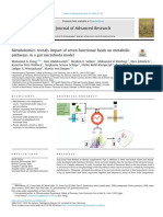 Metabolomics reveals impact of seven functional foods on metabolic pathways in a gut microbiota model