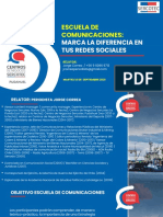 ESCUELA DE COMUNICACIONES. PARTE 4 PITCH. Jorge Correa. CNS Pudahuel. 14SEPT