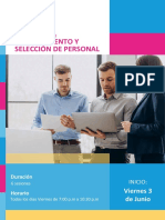 BROCHURE Programa de Especialización en Reclutamiento y Selección de Personal 03 06 22