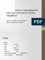 Pansitopenia Ec Hipersplenism Dengan Cirrhosis Hepatik Ec Hepatitis