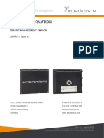 UMRR Traffic Sensor Type 45 Data Sheet