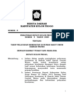 Perbup Kab. Kulon Progo No 9 Tahun 2020 TTG Tarif Pelayanan Kesehatan Di Rumah Sakit Umum Daerah Wates