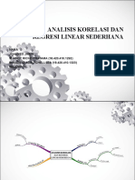 Analisis Korelasi Dan Regresi Linear Sederhana