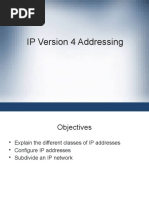 IP Version 4 Addressing