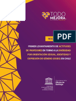 Actitudes de profesores chilenos hacia la diversidad de género y orientación sexual