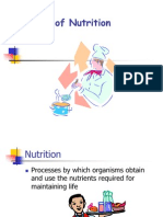 Modes of Nutrition