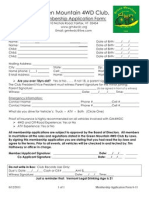 Membership Application Form 6-11