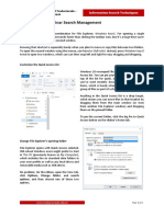 Handout 11: Preliminar Search Management: Customize The Quick Access List
