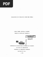 De Un DE: Evaluacion Molino Caña para