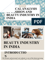 Critical Analysis of India's Beauty and Fashion Industries