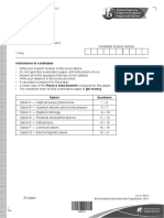 Physics Standard Level Paper 3: Instructions To Candidates