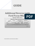 Additional Reverse Light Ford Focus 