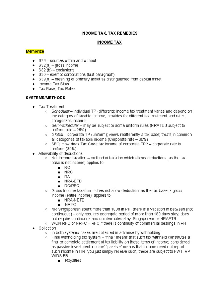 Tax, Tax Rem PDF Taxes Gross
