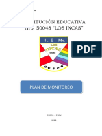 Plan de Monitoreo y Supervision Pedagogica