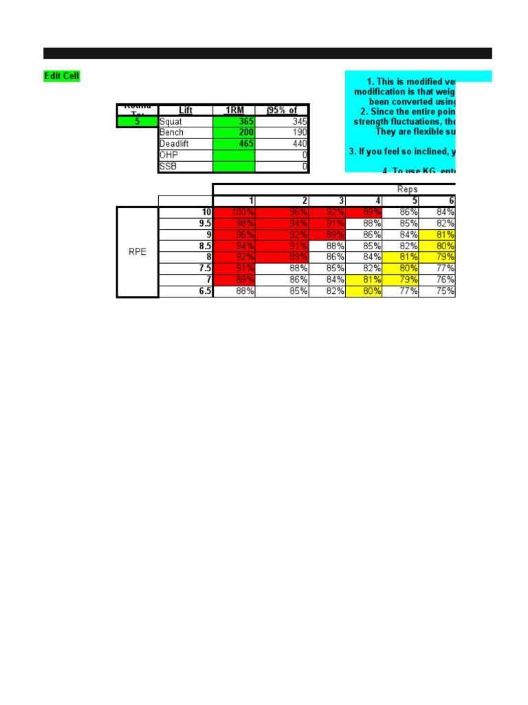 Calgary Barbell 16 Week (Revised) LB + KGs PDF Athletic Sports
