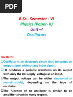 B.Sc.-Semester - VI: Physics (Paper - II)