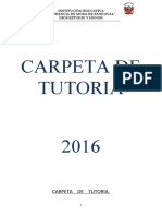 CARPETA DE TUTORIA Quinto e