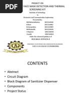 Automatic Face Mask Detection and Thermal Screening Kit: Project On