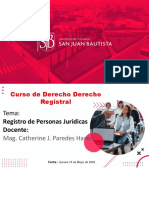 CLASE 10 Derecho Registro Registro de Personas Juridicas