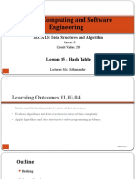 HND in Computing and Software Engineering: Lesson 15 - Hash Table