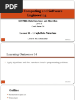 HND in Computing and Software Engineering: Lesson 16 - Graph Data Structure