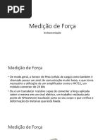 Medição de Força Instrumentação